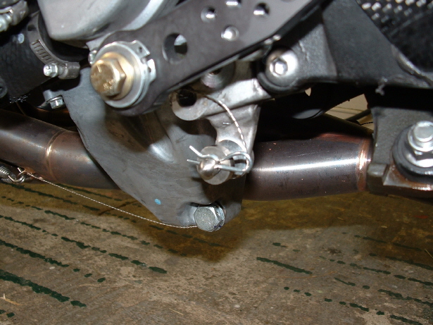 Schnellverschlu Verkleidung unten Titan